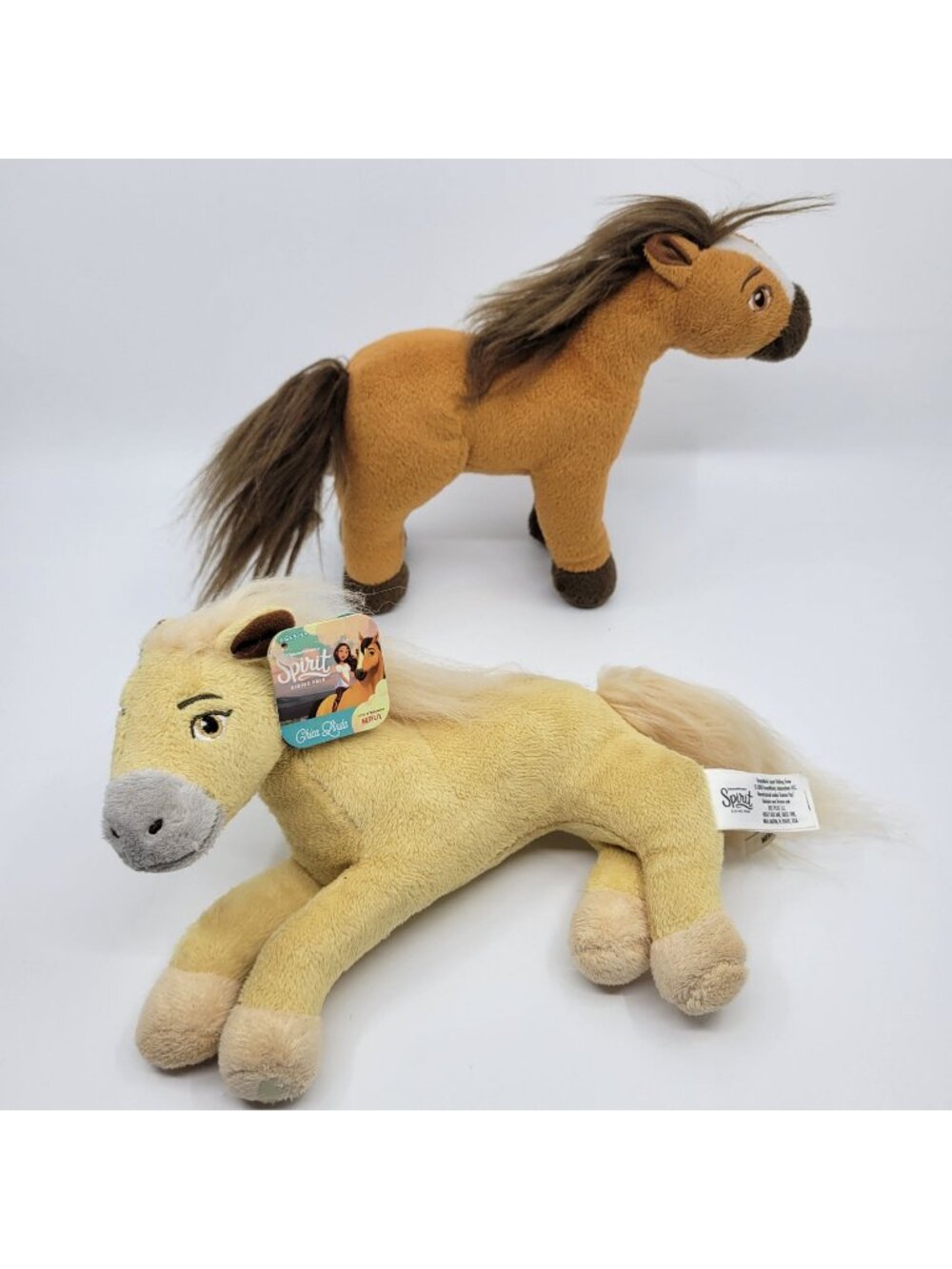 Spirit Riding Free Plush Horse Lot - Chica Linda & Spirit Small 8" Stuffed Anima